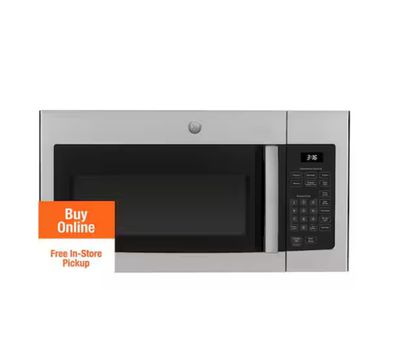 GE 1.6 cu. ft. Over-the-Range Microwave in Stainless Steel