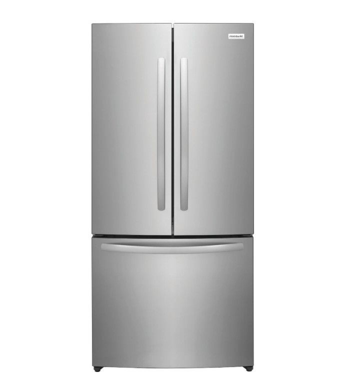Frigidaire - 17.6 Cu. Ft. Counter-Depth French Door Refrigerator - Stainless Steel
