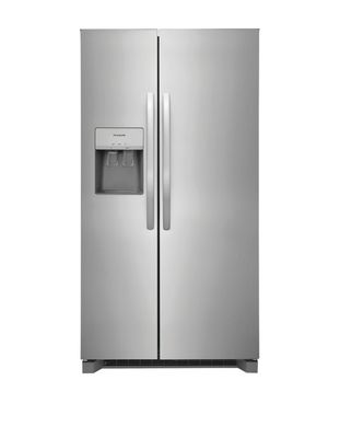 Frigidaire - 25.6 Cu. Ft. 36&#39;&#39; Standard Depth Side by Side Refrigerator - Stainless Steel