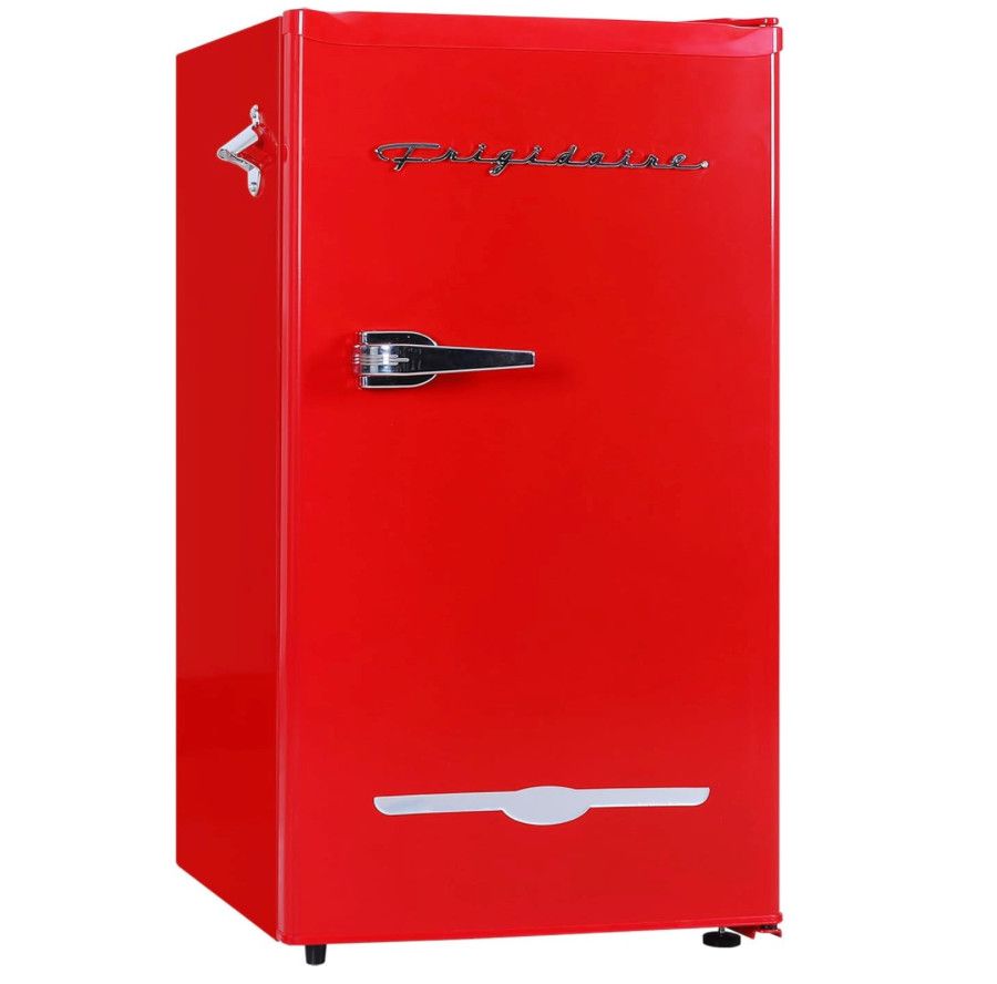 Frigidaire Retro 3.2 Cu. Ft. Compact Fridge with Bottle Opener – Red
