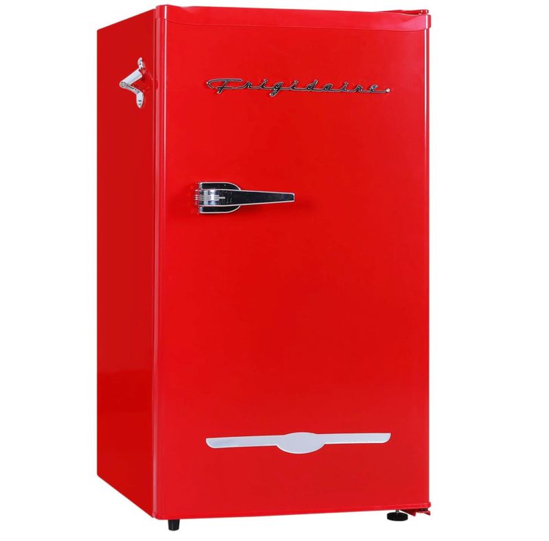 Frigidaire Retro 3.2 Cu. Ft. Compact Fridge with Bottle Opener – Red