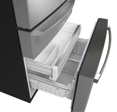 GE Profile - 28.7 Cu. Ft. 4 Door French Door Refrigerator with Dual-Dispense AutoFill Pitcher - Stainless Steel