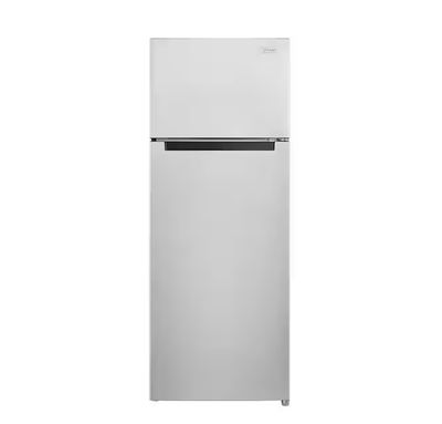 Vissani 7.2 cu. ft. Top Freezer Refrigerator in Stainless Steel Look