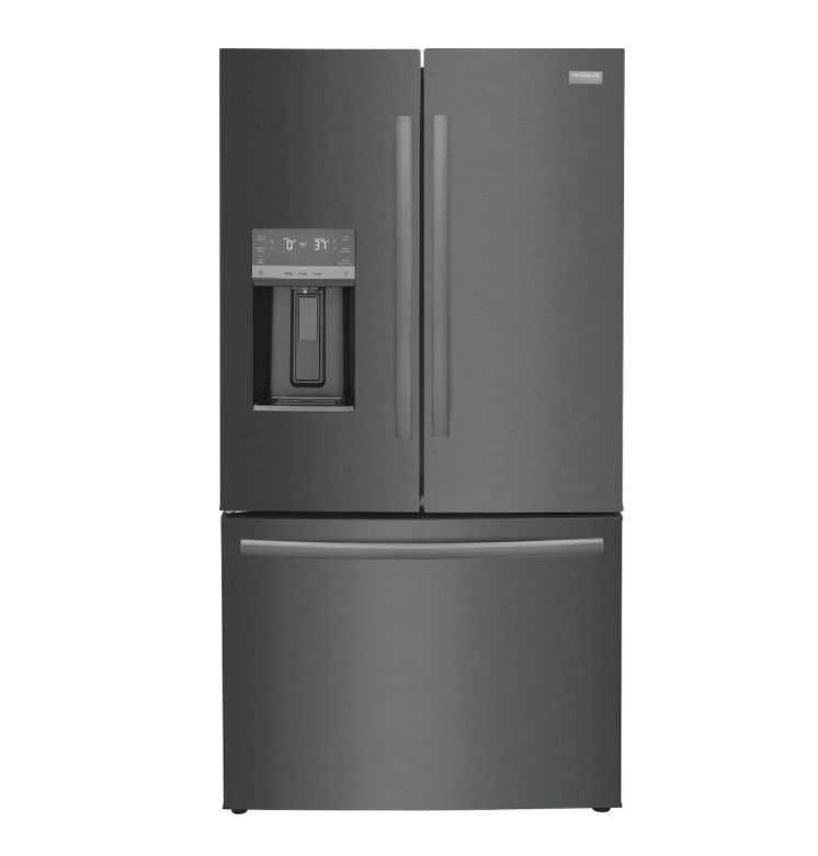 Frigidaire Gallery - 22.6 Cu. Ft. Counter-Depth French Door Refrigerator - Black Stainless Steel