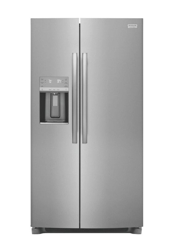 Frigidaire Gallery - 22.3 Cu. Ft. 36&#39;&#39; Counter Depth Side by Side Refrigerator - Stainless Steel