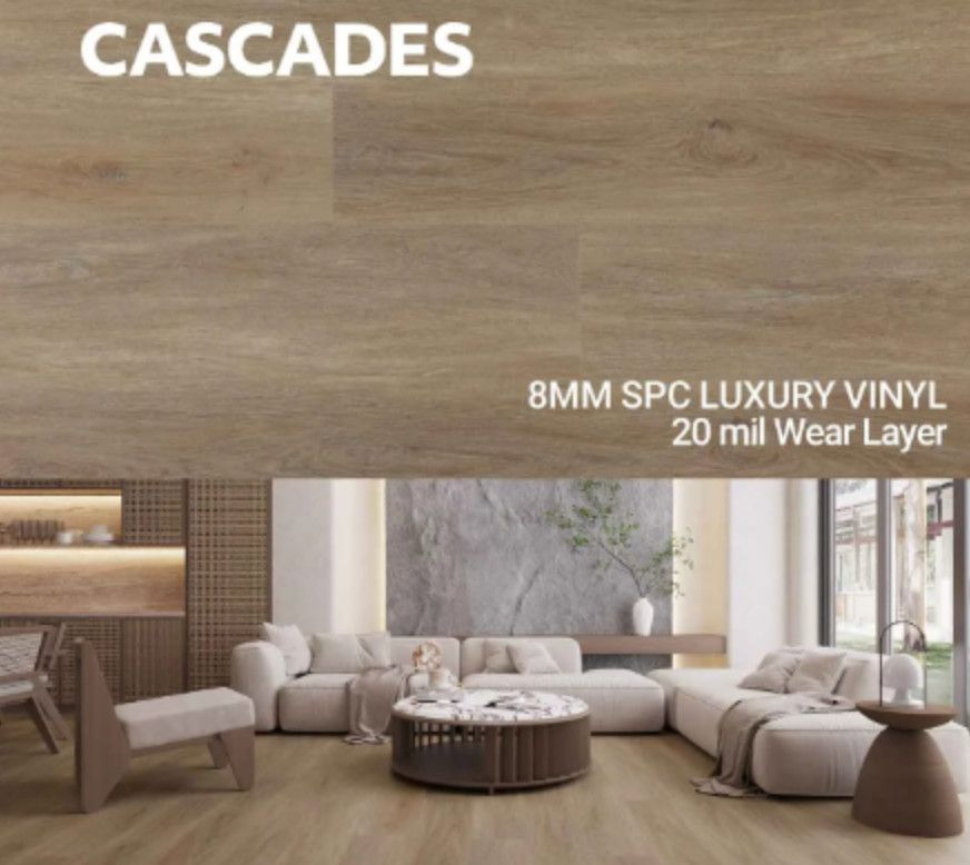 Cascades 8mm Luxury Vinyl Flooring (18.43 sq. ft per case)