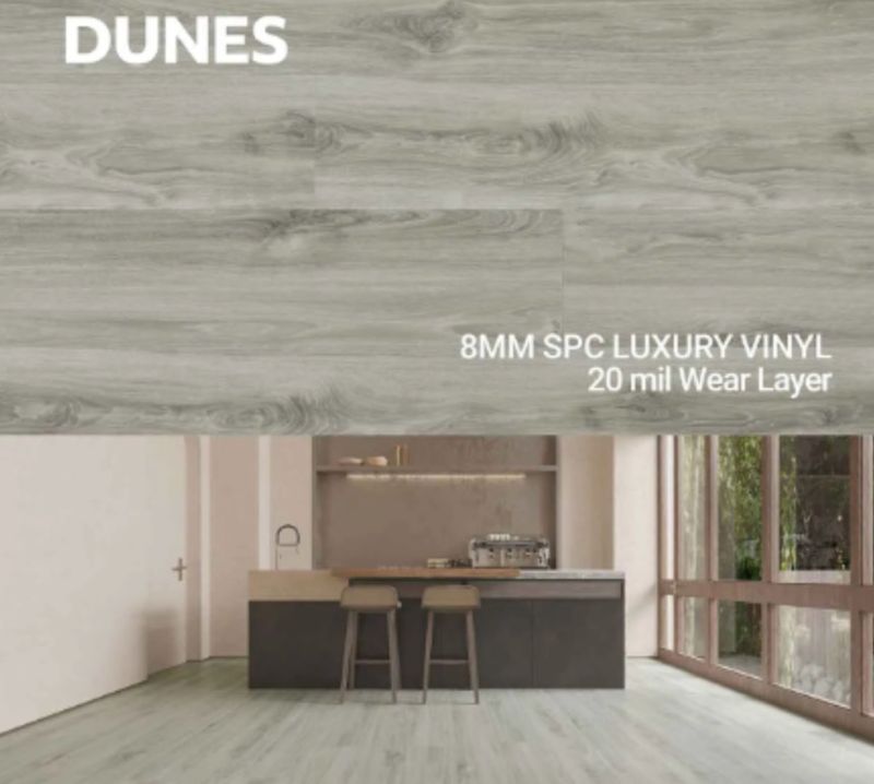 8mm Luxury Vinyl Flooring (18.43 sq. ft per case) | DUNES
