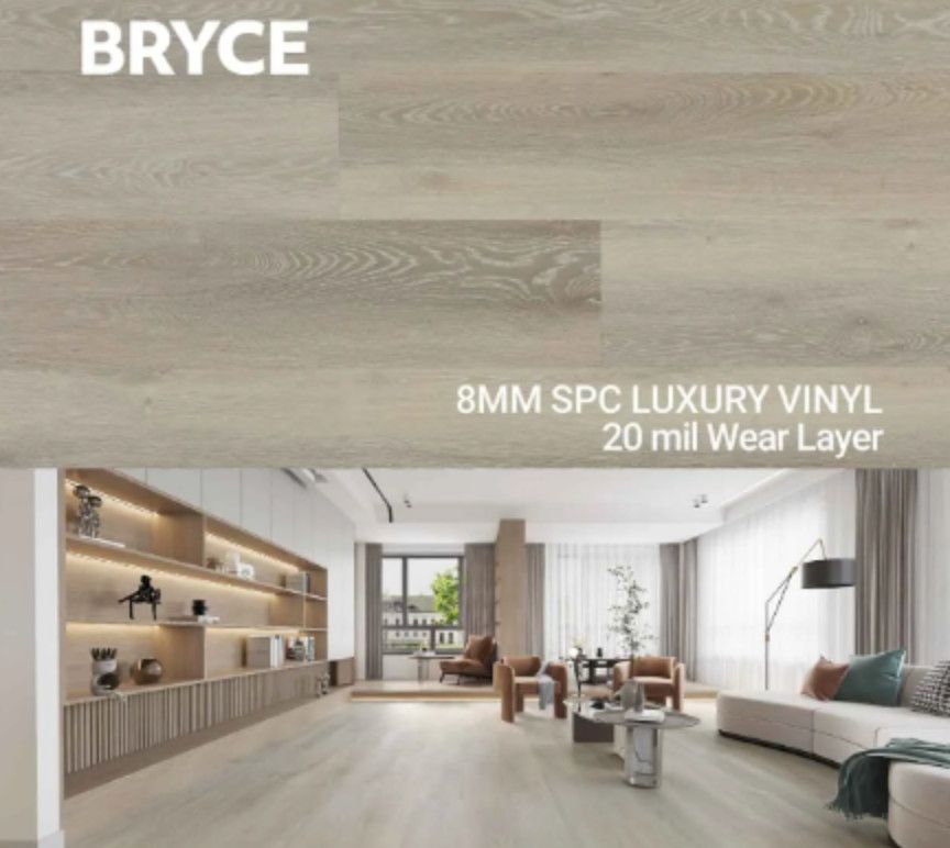 Bryce 8mm Luxury Vinyl Flooring (18.43 sq. ft per case)