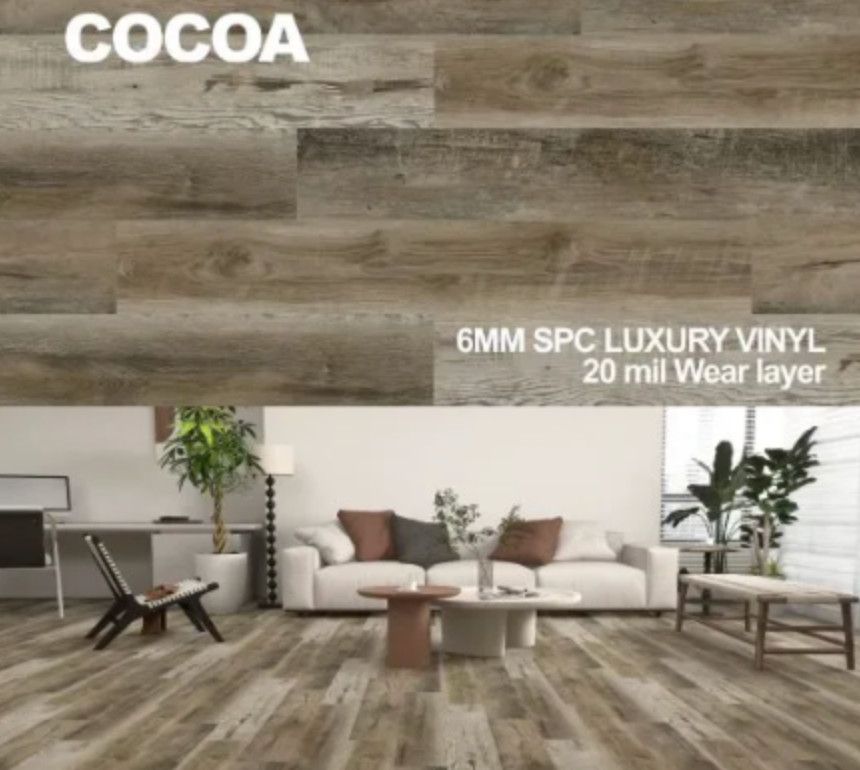 6mm Luxury Vinyl Flooring (24.29 sq. ft per case) | COCA