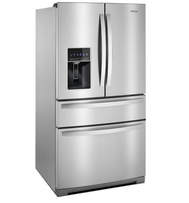 Whirlpool - 26.2 Cu. Ft. 4-Door French Door Refrigerator - Stainless Steel