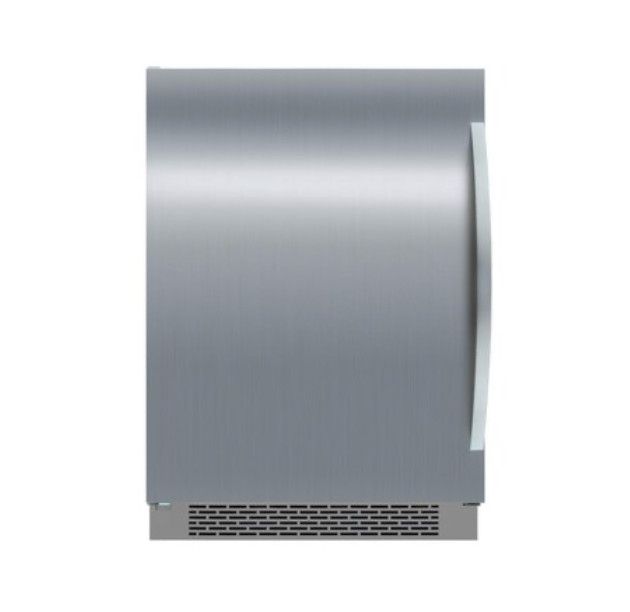 Vinotemp Designer Series 24-Inch 5.6 cu. ft. Outdoor Rated Refrigerator – Left Hinge - Stainless Steel