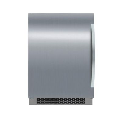 Vinotemp Designer Series 24-Inch 5.6 cu. ft. Outdoor Rated Refrigerator – Left Hinge - Stainless Steel