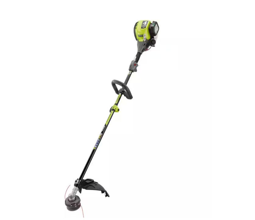 Ryobi 4-Cycle 30cc Attachment Capable Straight Shaft Gas Trimmer