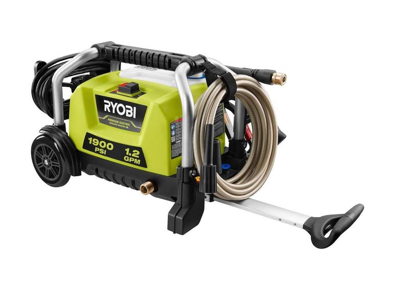 Ryobi 1.2GPM 1900 psi Cold Water Wheeled Electric Pressure Washer