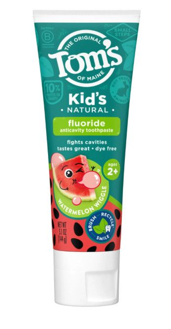 Tom’s of Maine Watermelon Wiggle Kids Toothpaste with Fluoride  5.1 Oz