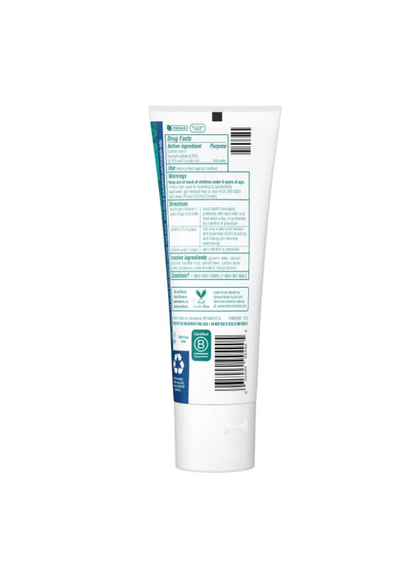 Tom’s of Maine Watermelon Wiggle Kids Toothpaste with Fluoride  5.1 Oz
