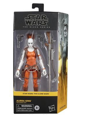 Star Wars The Black Series Aurra Sing Action Figure – The Clone Wars Collectible Toy for Kids Ages 4 and Up