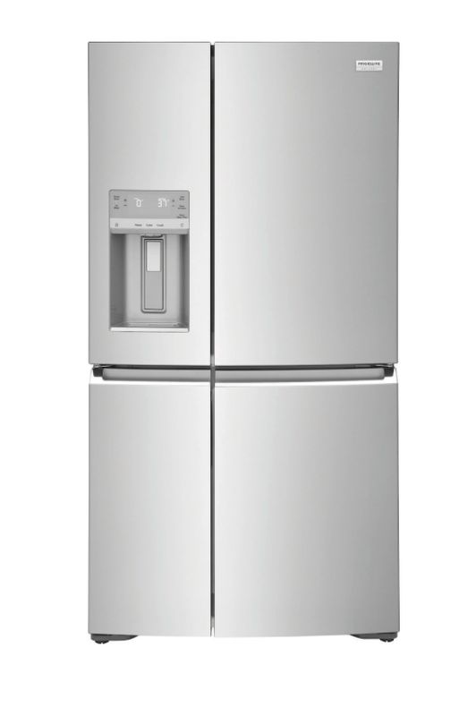 Frigidaire Gallery 21.5-cu ft 4-Door Counter-depth French Door Refrigerator with Ice Maker (Fingerprint Resistant Stainless Steel) ENERGY STAR