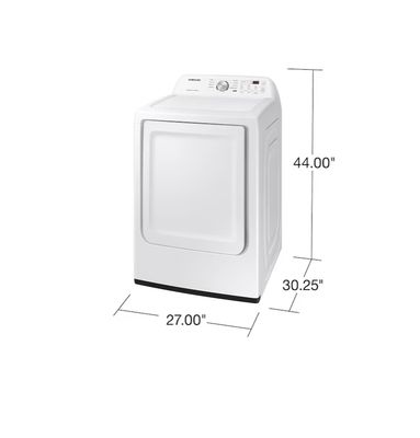 Samsung 7.2-cu ft Electric Dryer (White)