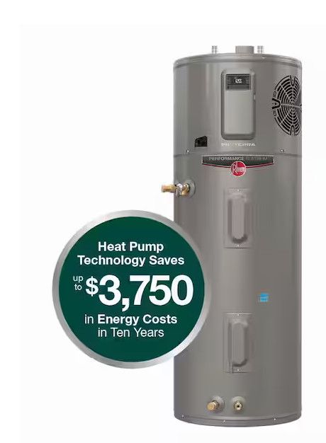 50 Gallon Rheem Platinum ProTerra Hybrid Water Heater