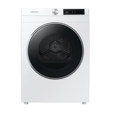 Samsung - 4.0 cu. ft. Electric Dryer with AI Smart Dial and Wi-Fi Connectivity - White