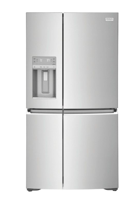 Frigidaire Gallery 21.5-cu ft 4-Door Counter-depth French Door Refrigerator with Ice Maker (Fingerprint Resistant Stainless Steel) ENERGY STAR