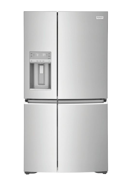 Frigidaire Gallery 21.5-cu ft 4-Door Counter-depth French Door Refrigerator with Ice Maker (Fingerprint Resistant Stainless Steel) ENERGY STAR