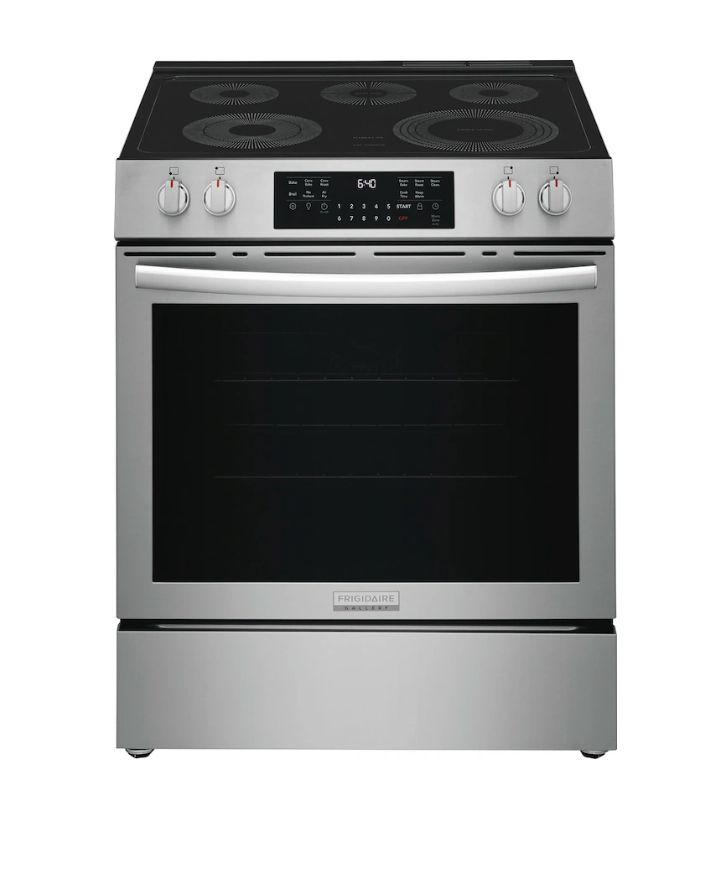 Frigidaire Gallery 30" Front Control Electric Range with Total Convection