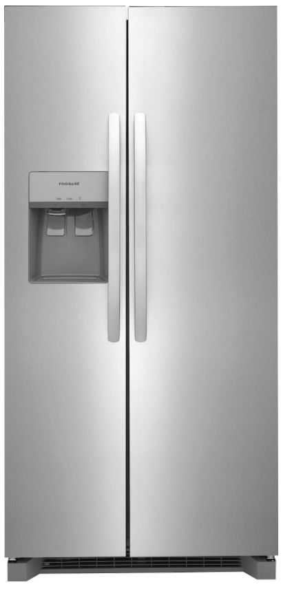 Frigidaire 22.3-cu ft Side-by-Side Refrigerator with Ice Maker (Stainless Steel) ENERGY STAR