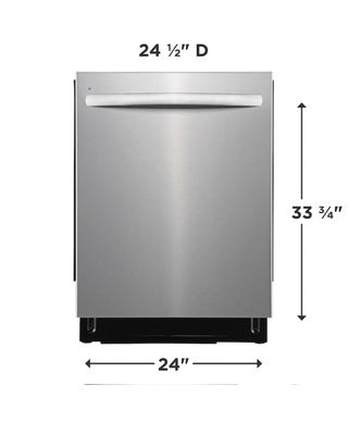 Frigidaire 24" Stainless Steel Tub Dishwasher