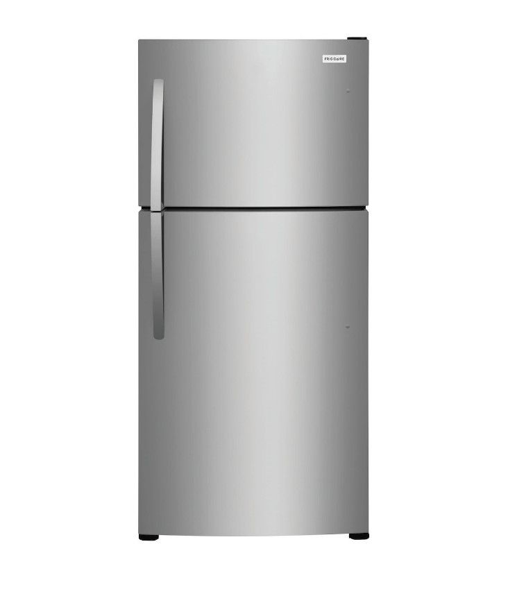 Frigidaire 20-cu ft Top-Freezer Refrigerator (Stainless Steel) ENERGY STAR