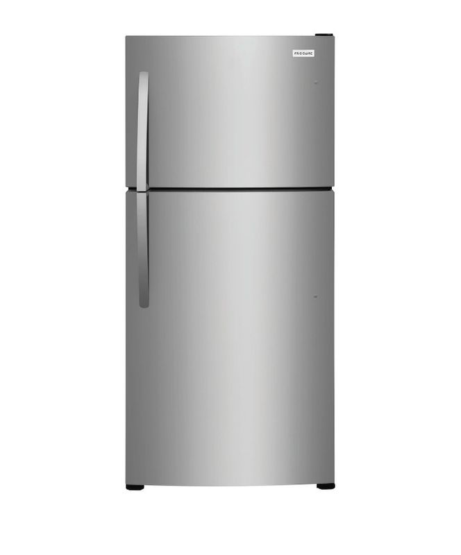 Frigidaire 20-cu ft Top-Freezer Refrigerator (Stainless Steel) ENERGY STAR
