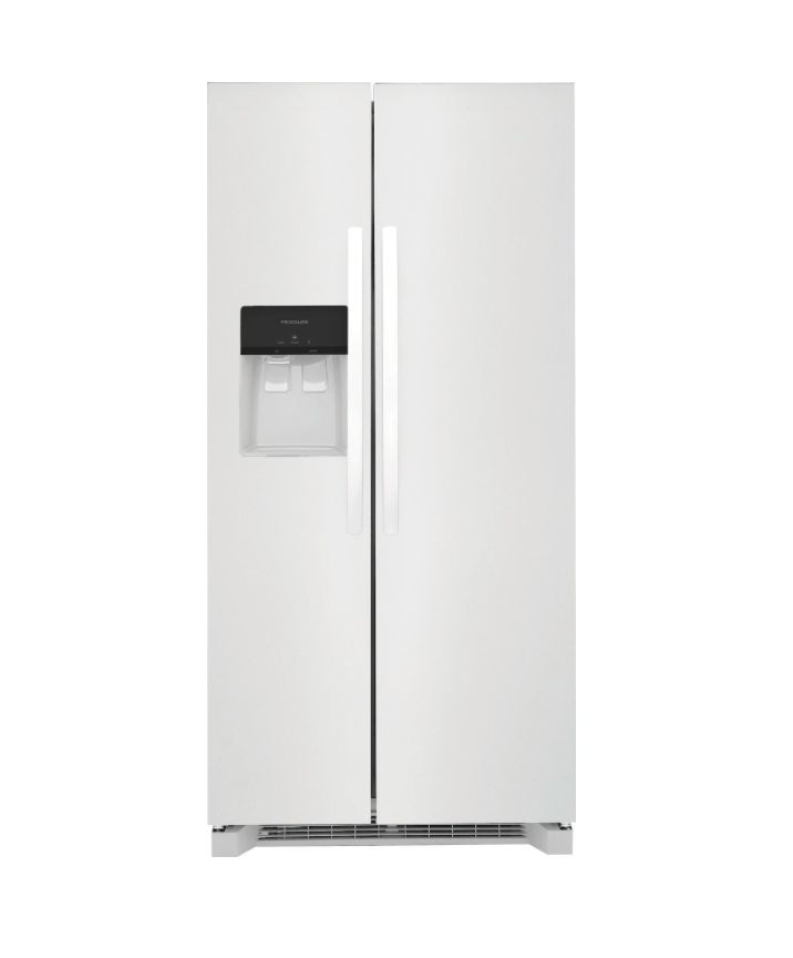 Frigidaire 22.3-cu ft Side-by-Side Refrigerator with Ice Maker (White) ENERGY STAR