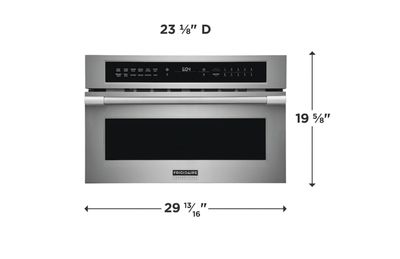 Frigidaire Professional 30" Built-In Convection Microwave Oven with Drop-Down Door