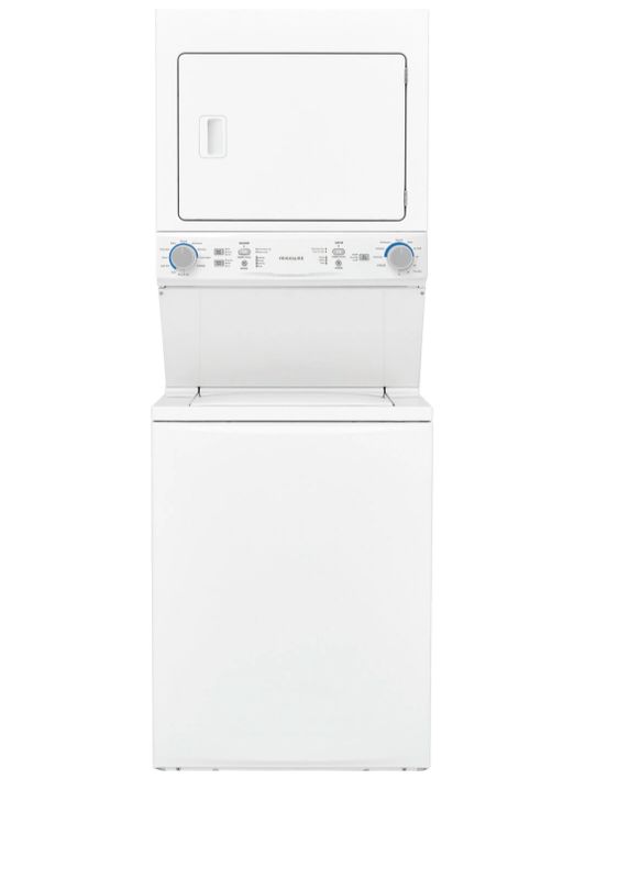 Frigidaire Electric Stacked Laundry Center with 3.9-cu ft Washer and 5.6-cu ft Dryer