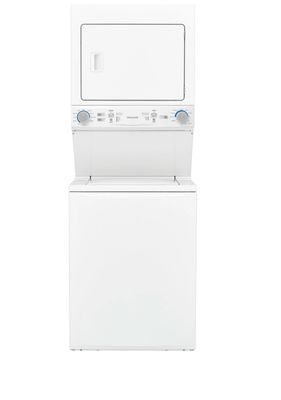 Frigidaire Electric Stacked Laundry Center with 3.9-cu ft Washer and 5.6-cu ft Dryer