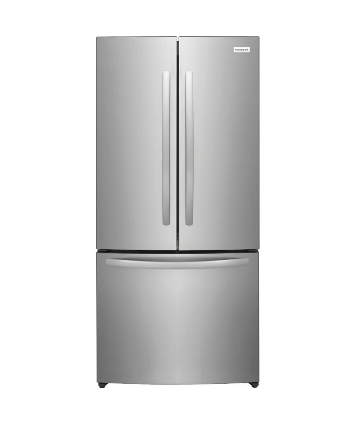 Frigidaire 17.6-cu ft Counter-depth French Door Refrigerator with Ice Maker (Brushed Steel) ENERGY STAR