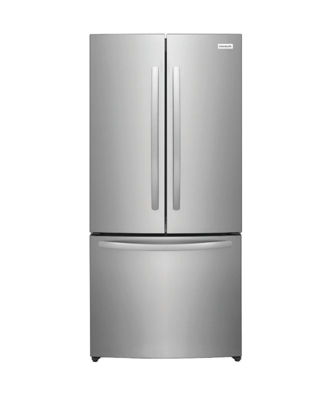 Frigidaire 17.6-cu ft Counter-depth French Door Refrigerator with Ice Maker (Brushed Steel) ENERGY STAR