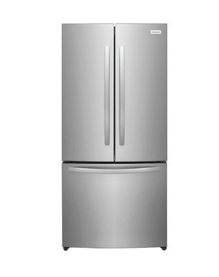 Frigidaire 17.6-cu ft Counter-depth French Door Refrigerator with Ice Maker (Brushed Steel) ENERGY STAR
