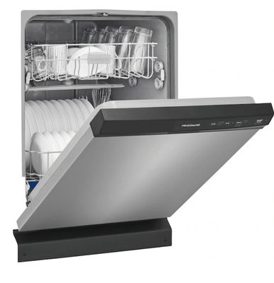 Frigidaire Front Control 24-in Built-In Dishwasher (Stainless Steel) ENERGY STAR, 55-dBA