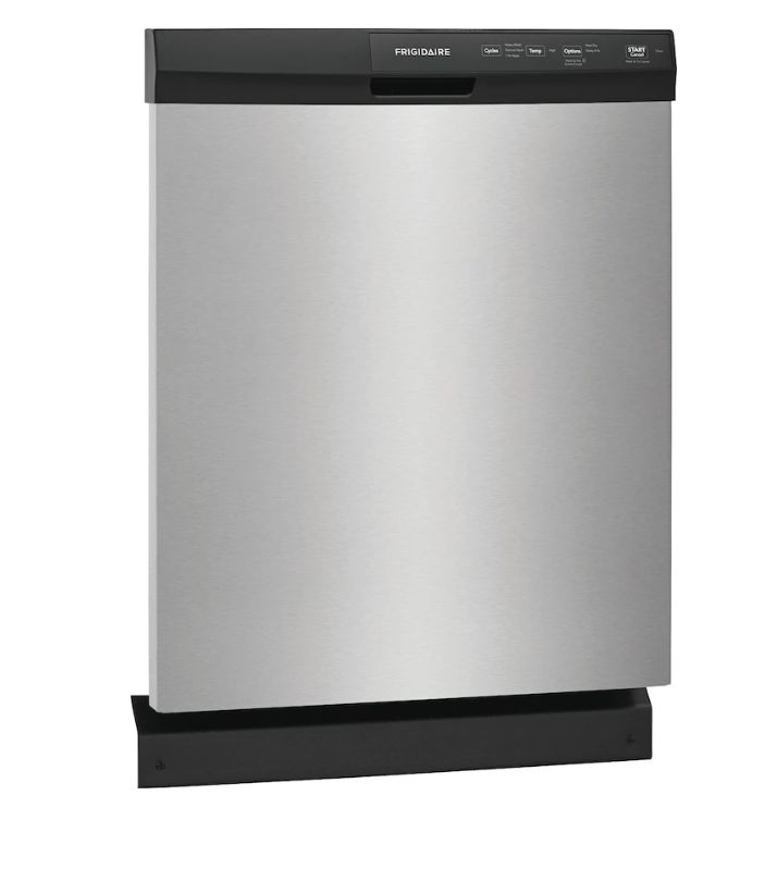 Frigidaire Front Control 24-in Built-In Dishwasher (Stainless Steel) ENERGY STAR, 55-dBA