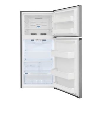 Frigidaire 13.9-cu ft Counter-depth Top-Freezer Refrigerator (Brushed Steel) ENERGY STAR