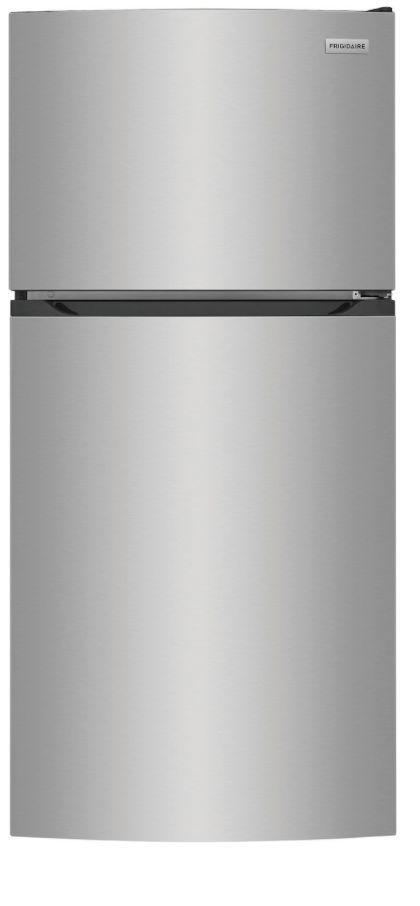 Frigidaire 13.9-cu ft Counter-depth Top-Freezer Refrigerator (Brushed Steel) ENERGY STAR