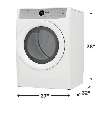 Electrolux 8-cu ft Stackable Electric Dryer (White) ENERGY STAR
