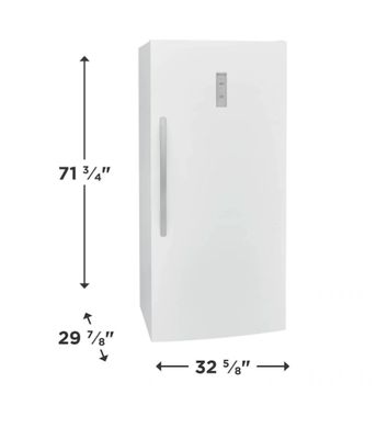 Frigidaire 20-cu ft Freezerless Refrigerator (White) ENERGY STAR