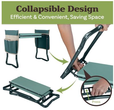 Pure Garden Gardening Kneeling Bench