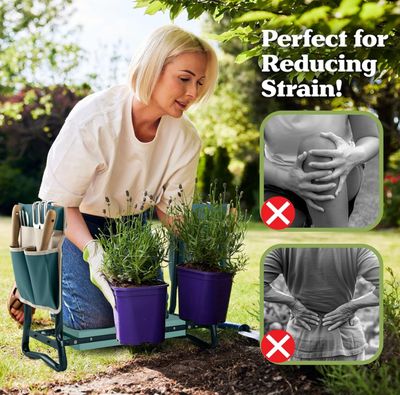 Pure Garden Gardening Kneeling Bench