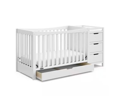 Graco Hadley 5-in-1 Convertible Crib Changer White