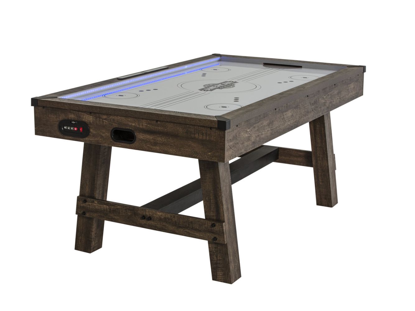 American Legend 72'' Austin Air Hockey Table Table Modern Walnut Finish
