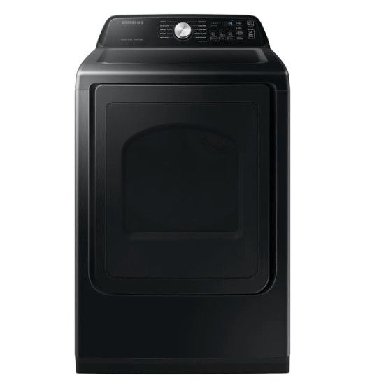Samsung 7.4-cu ft Smart Electric Dryer (Brushed Black)